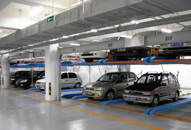 升降橫移機(jī)械車庫